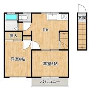 アーバン旭Cの間取り画像