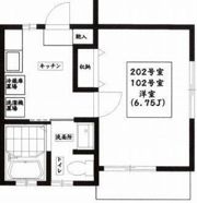 Park Nakahara（パーク中原）の間取り画像