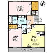 K’S シャトーの間取り画像