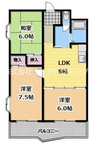 セントラル山田南の間取り画像