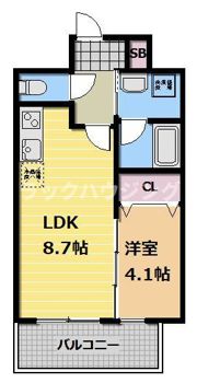 ルーヴェンブルン豊津の間取り画像