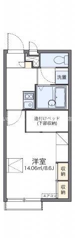 レオパレスM＆Eの間取り画像
