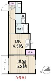 MELDIA東小金井の間取り画像