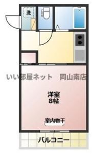 パークプレイス西川原Ⅱ棟の間取り画像