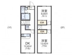 レオパレスモンテヒルズの間取り画像
