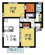 サニーフラット ・202の間取り画像