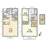 田園調布戸建の間取り画像