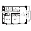 パシフィックマンションIVの間取り画像