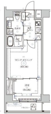 ベルシードアルファ押上イーストの間取り画像