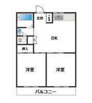 フローラルパレス山本の間取り画像