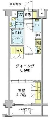 デュオステージ東十条の間取り画像
