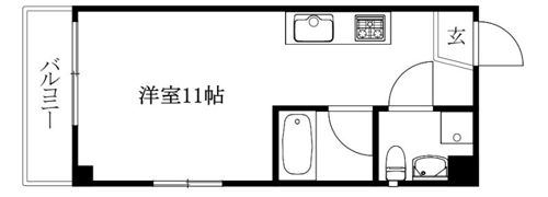 オックスフォードサーカス松山市駅1の間取り画像