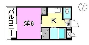 サウンドピア松山1の間取り画像