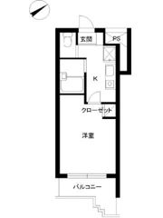 スカイコート市ヶ谷第5の間取り画像