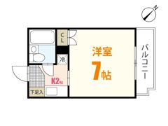 アメニティカネイチⅡの間取り画像