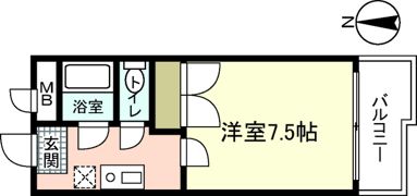 ラシェール51の間取り画像