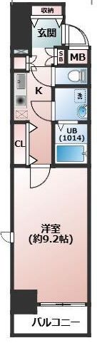 サムティ本町東レジックスの間取り画像