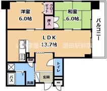 アトレー南草津の間取り画像