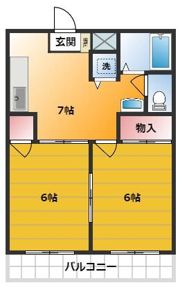 第2ホワイトハイツの間取り画像