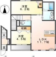 フルールの間取り画像