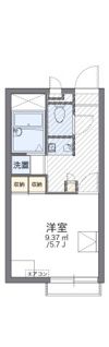 レオパレスクローバーの間取り画像