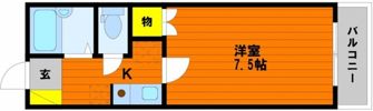 カーサ城北弐番館の間取り画像