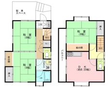 大岡貸家の間取り画像