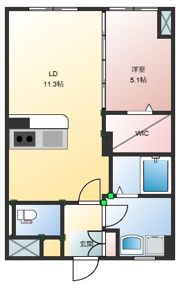 サンハイツアイタウン天辰A棟の間取り画像