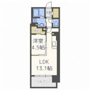 OPUS RESIDENCE SHINSAIBASHI SOUTHの間取り画像