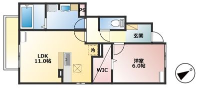 ベレーザ角木の間取り画像