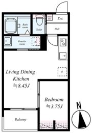 GRADUS中河原の間取り画像