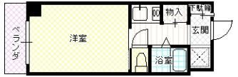 ラフィーネ枚方の間取り画像