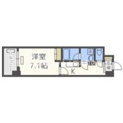 アスヴェル心斎橋東Ⅱの間取り画像