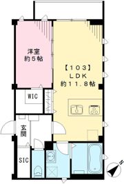 ラシーネ北新宿の間取り画像