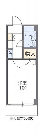 レオパレスRXコスモMの間取り画像