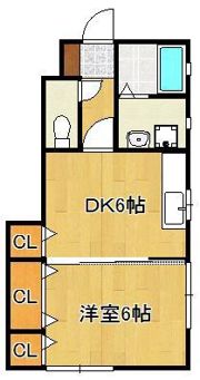 エルメゾン井掘の間取り画像