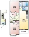 フレンドリー藤の間取り画像