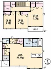 シャーメゾンTANABE B棟の間取り画像