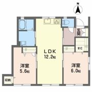 ディアス山越の間取り画像