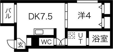 サンハイツ拓の間取り画像