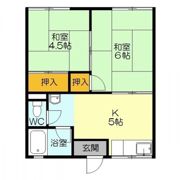 コーポ三島の間取り画像