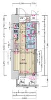 プレサンス天神橋筋六丁目ヴォワールの間取り画像