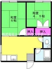粟田サンハウスの間取り画像