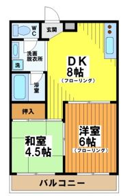メゾンド萬歳の間取り画像