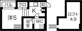 ハーモニーテラス千種Ⅳの間取り画像