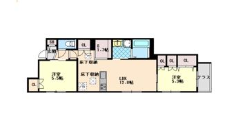 Lazos Mikage (ラゾス ミカゲ)の間取り画像