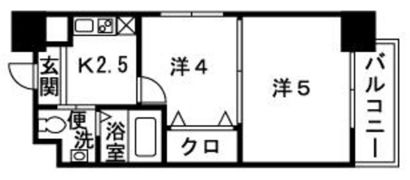 アイセレブ薬院の間取り画像