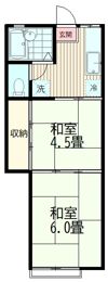 パールハイツの間取り画像