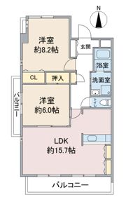 リアン東山の間取り画像