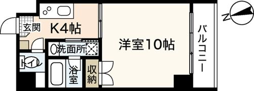 アンソレイユ舟入南の間取り画像